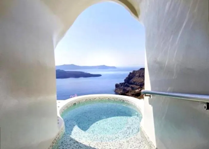 Maria House In Santorini Pool And Jacuzzi סנטוריני